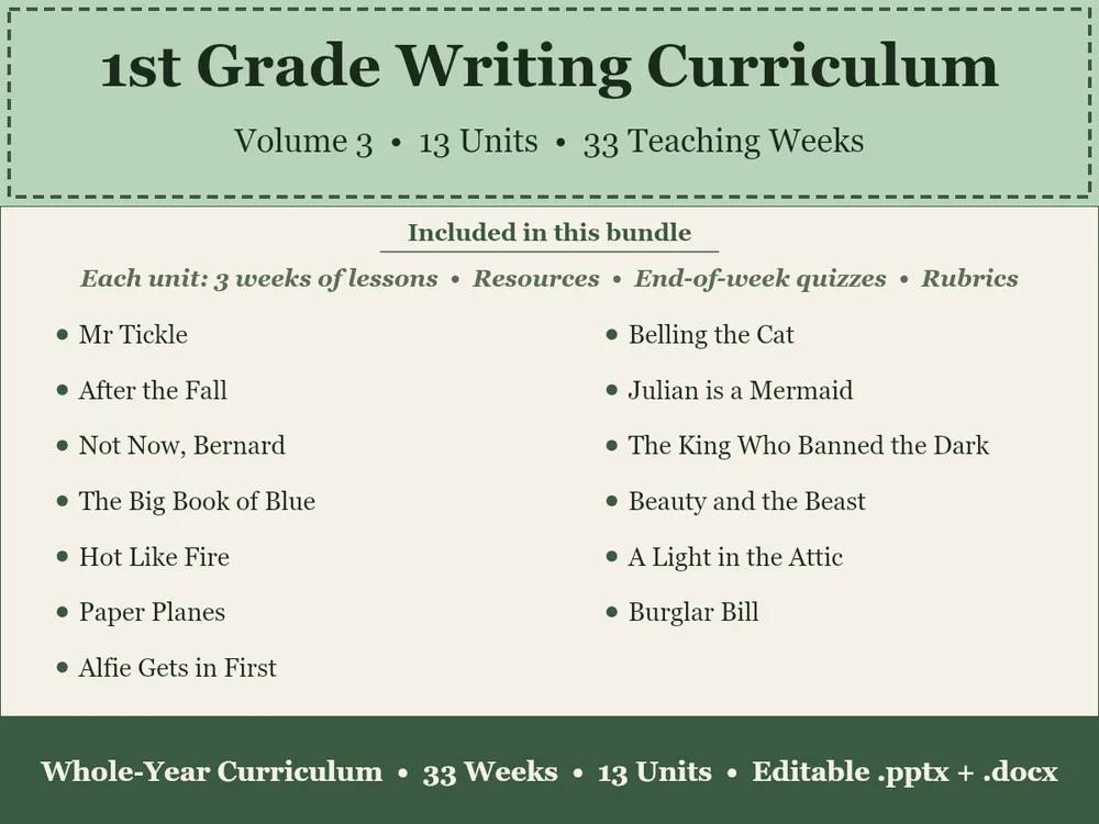 1st Grade Vol 3
