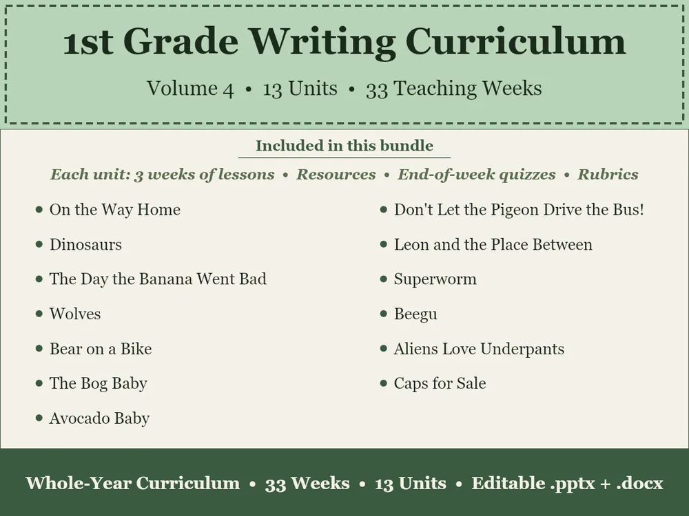 1st Grade Vol 4