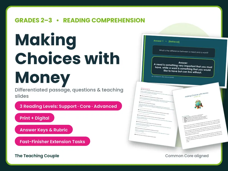 Making Choices with Money