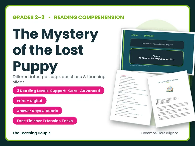 The Mystery of the Lost Puppy