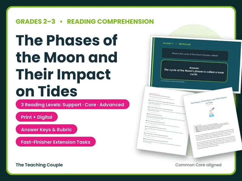 The Phases of the Moon and Their Impact on Tides