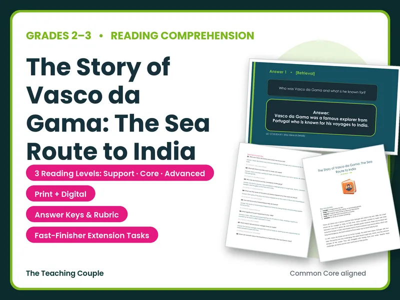 The Story of Vasco da Gama: The Sea Route to India