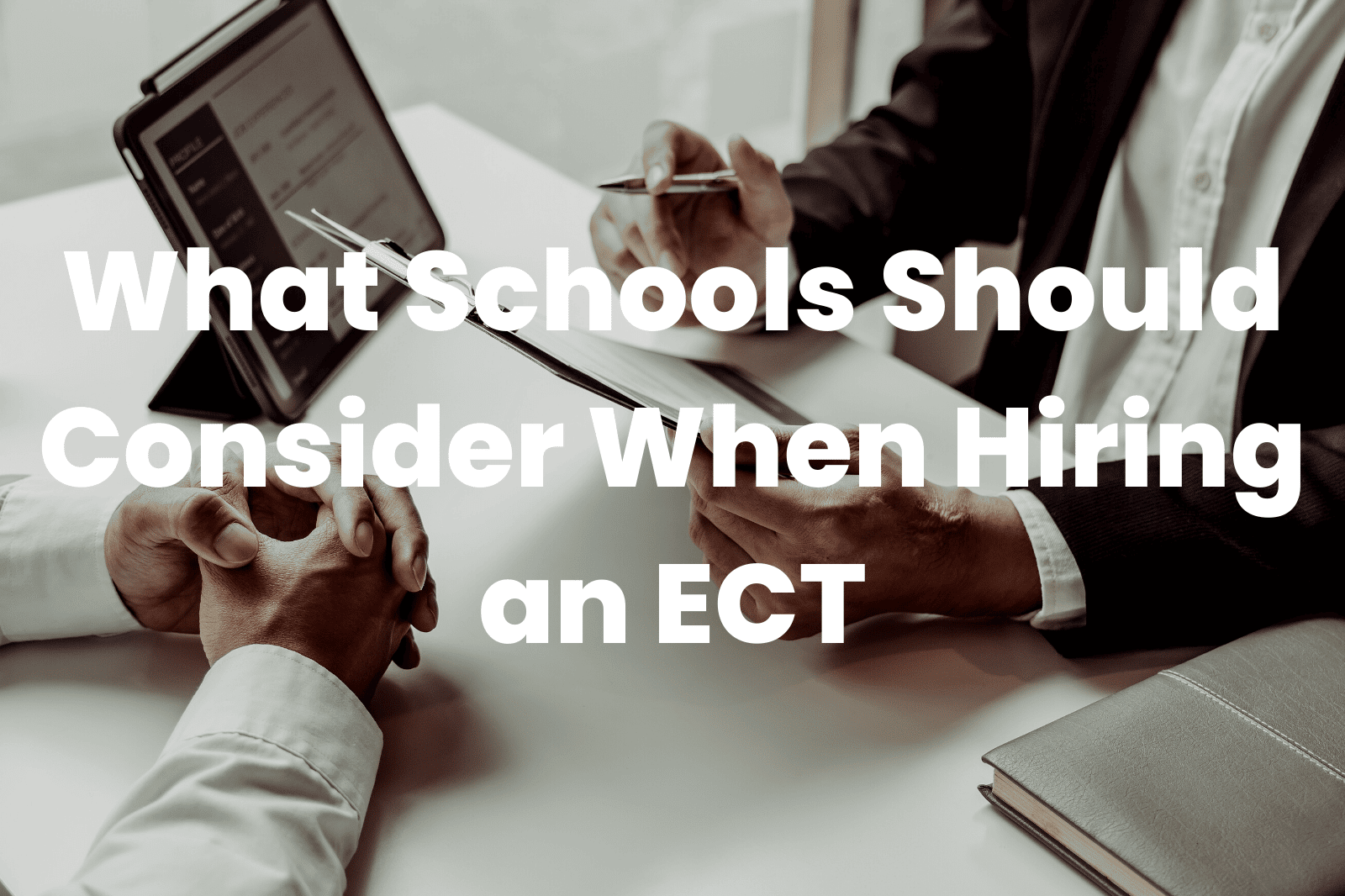 Hiring an ECT