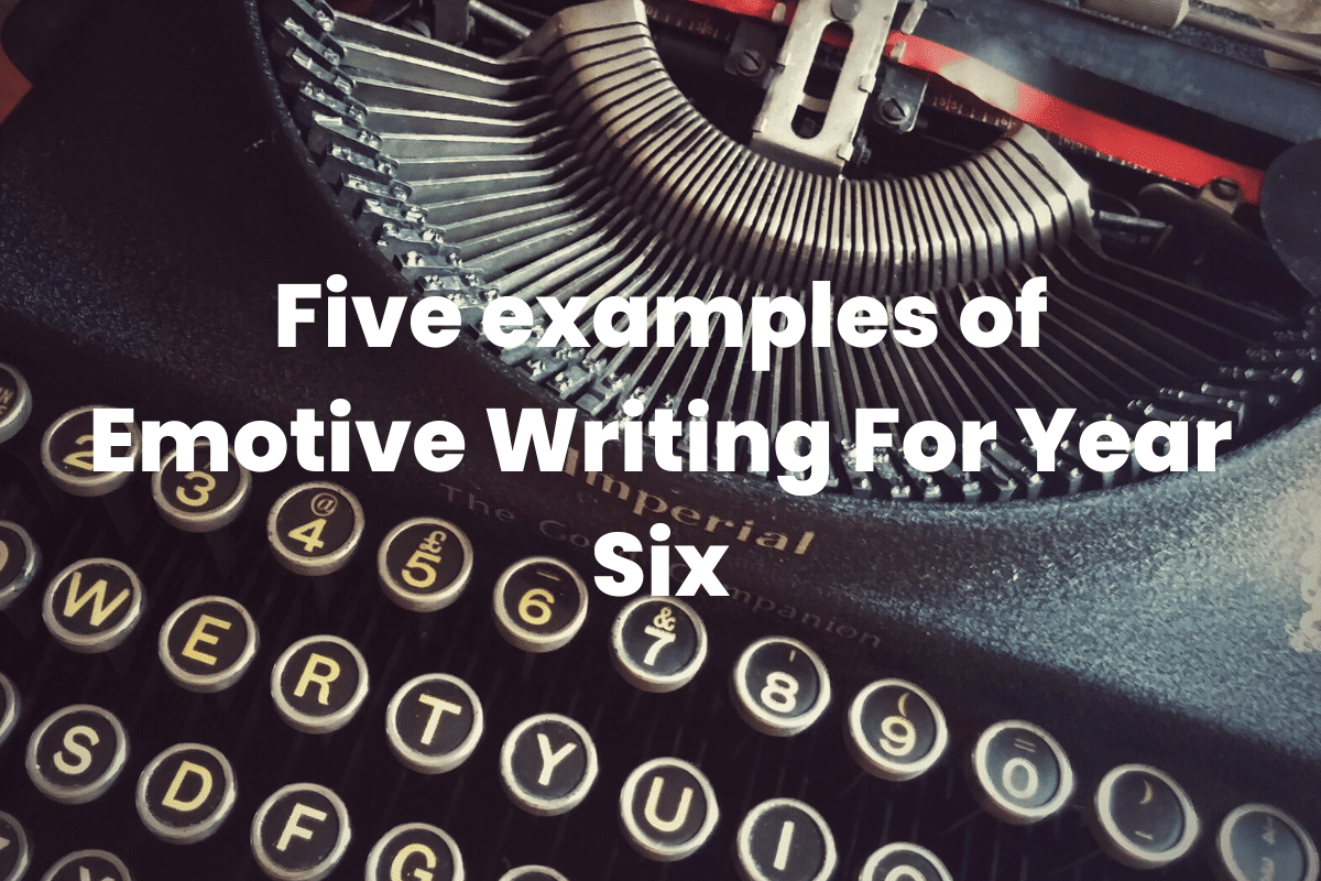 Examples of Emotive Writing