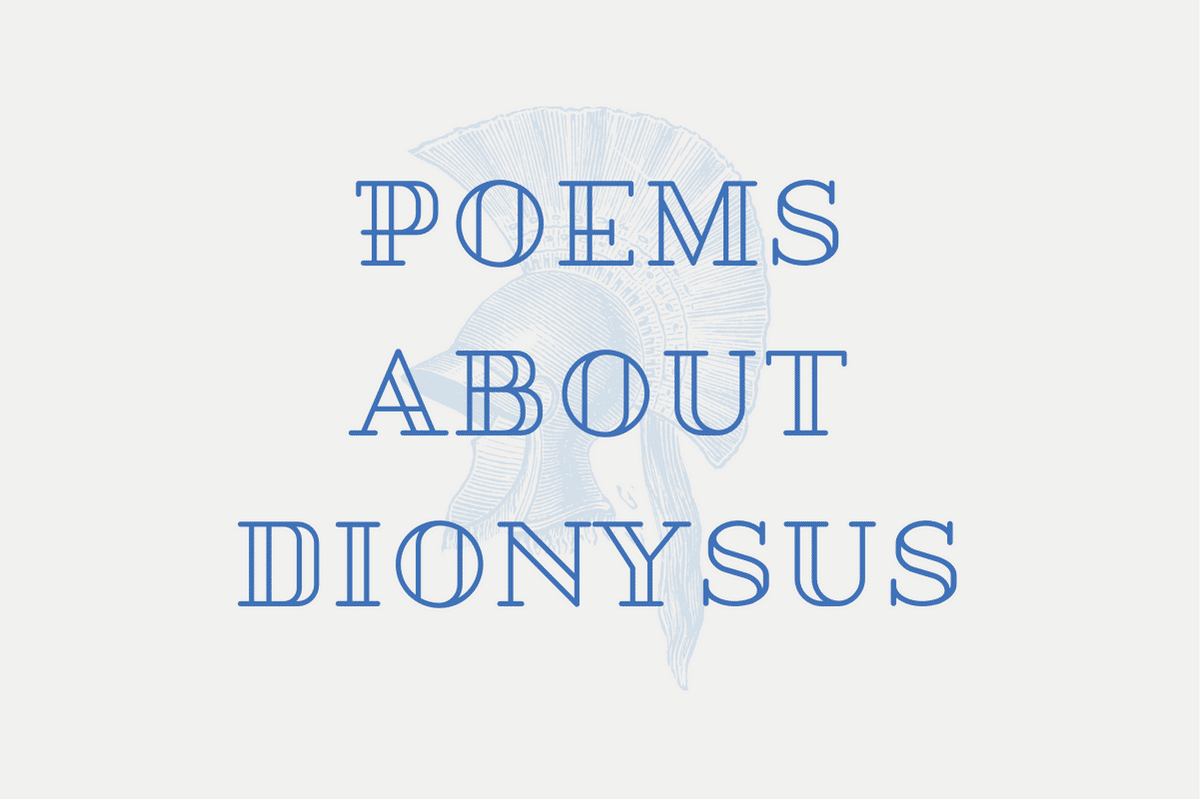 Poems About Dionysus