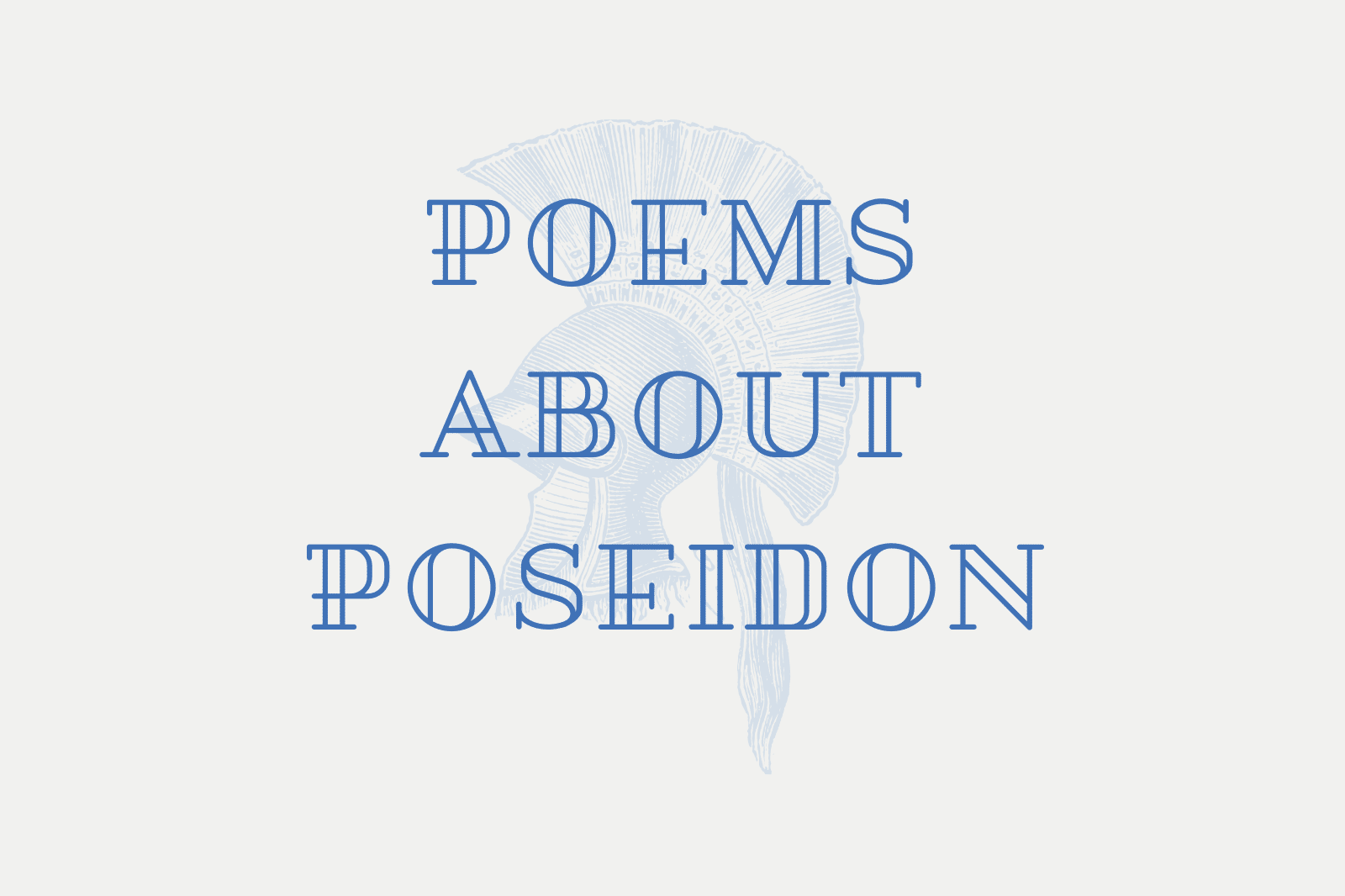 35 Poems About Poseidon