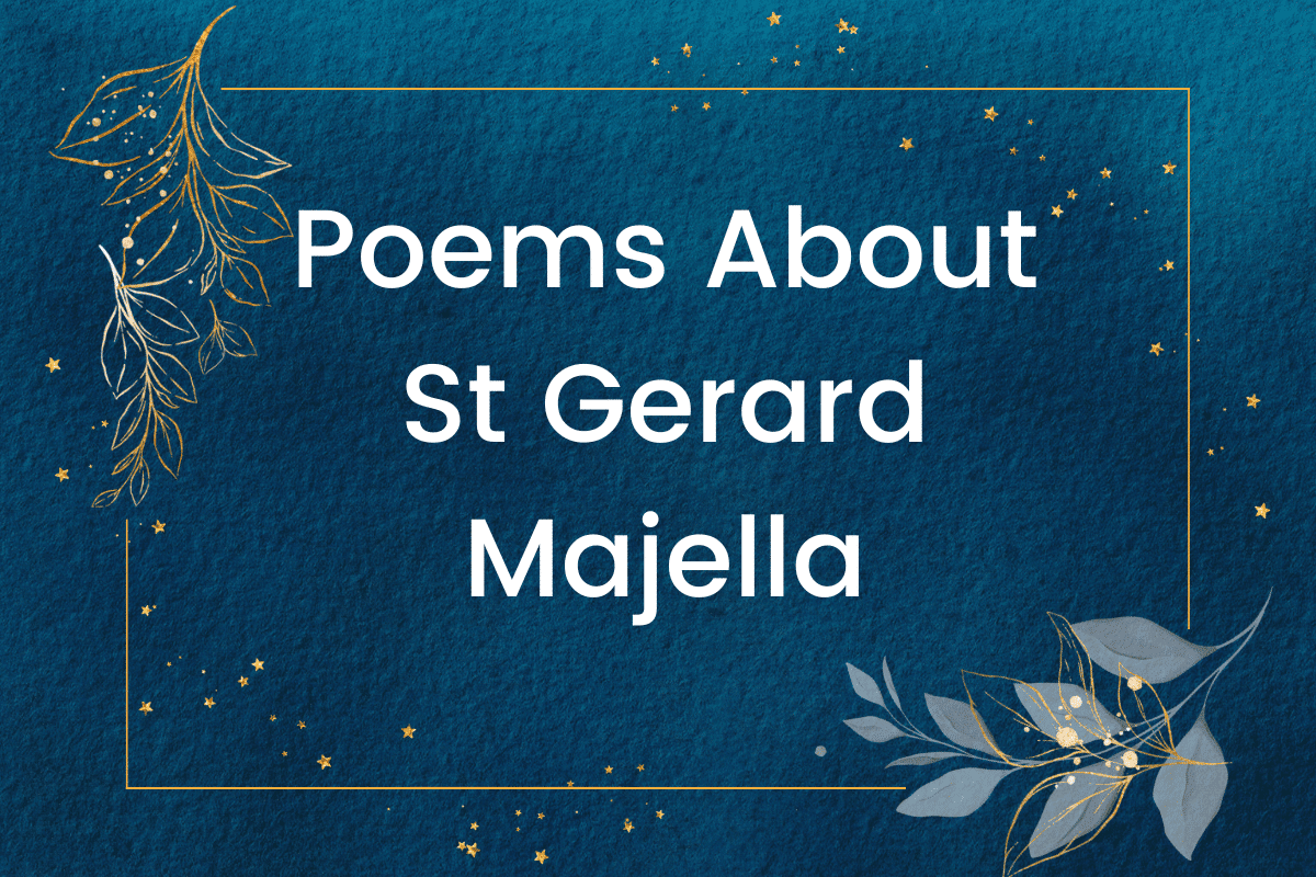 Poems About St Gerard Majella