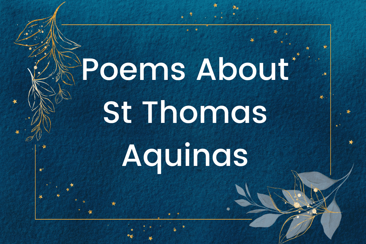 Poems About St Thomas Aquinas