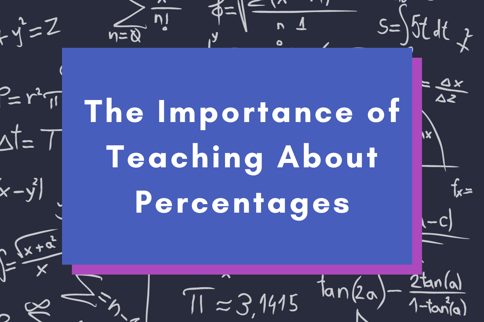 The Importance of Teaching About Percentages