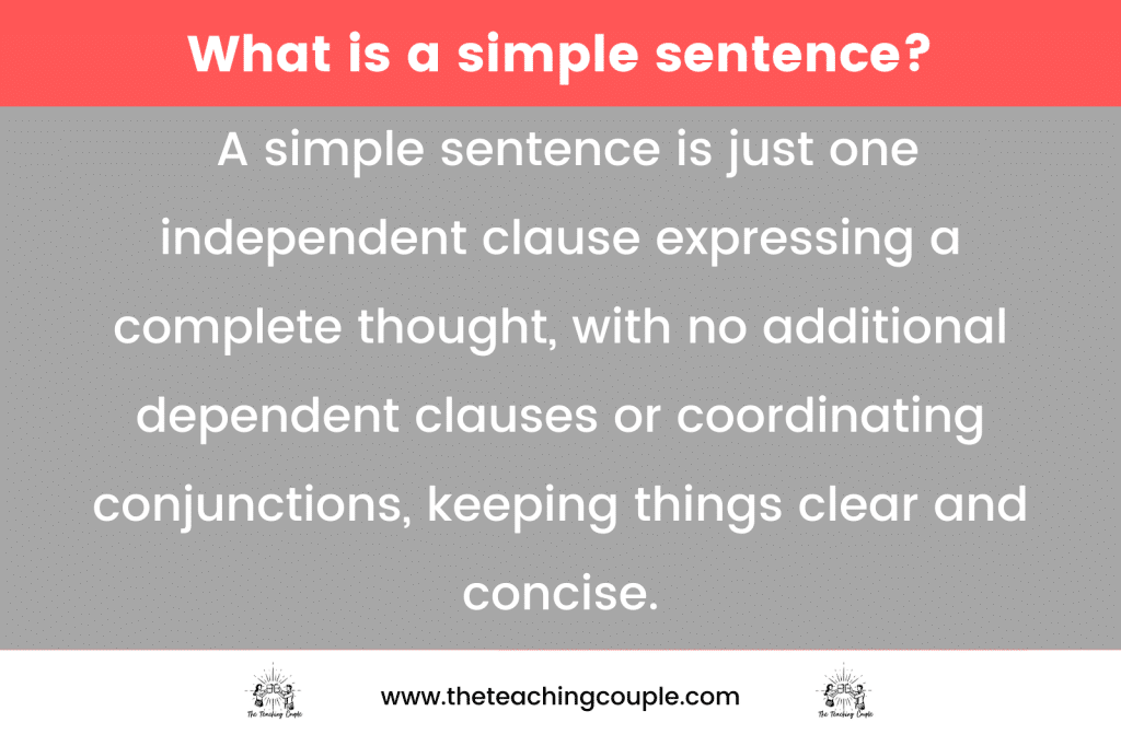 simple sentence