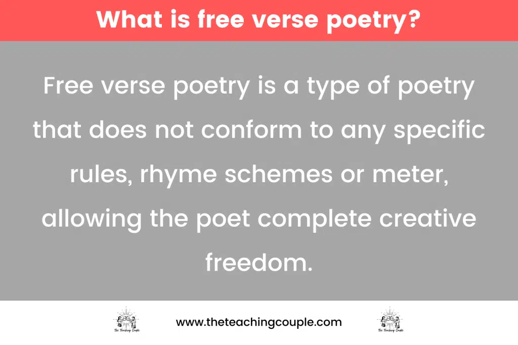 free verse poetry