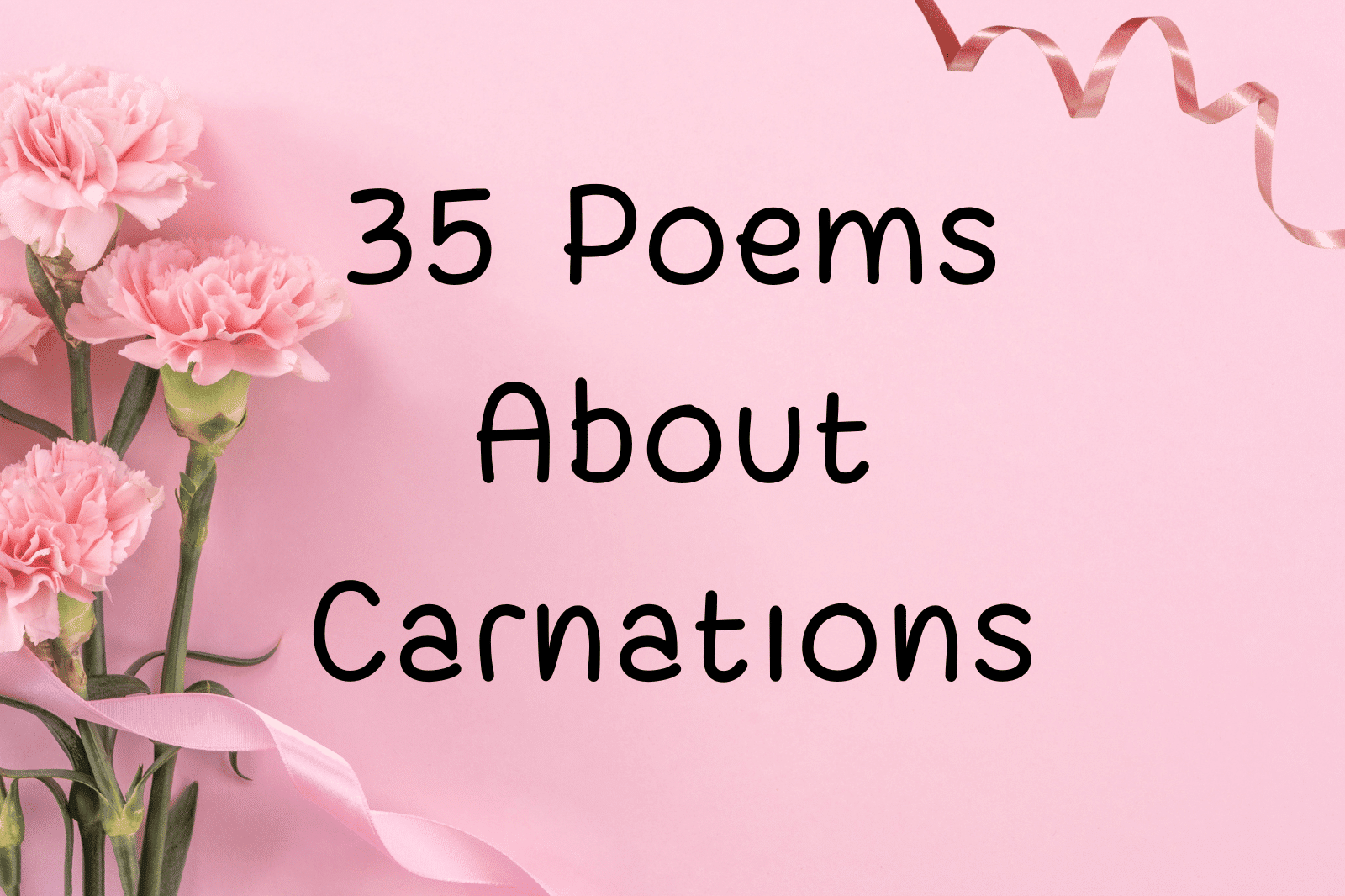 35 Poems About Carnations