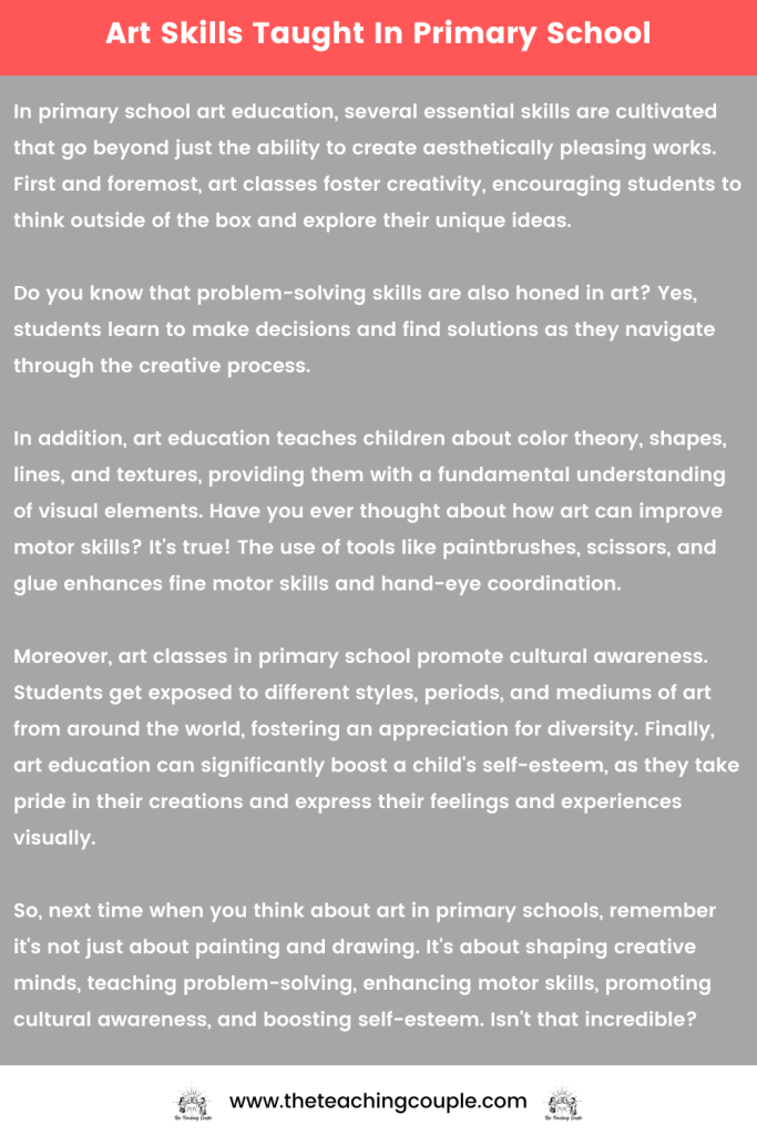 What Painting Skills Should Be Taught In Primary School?