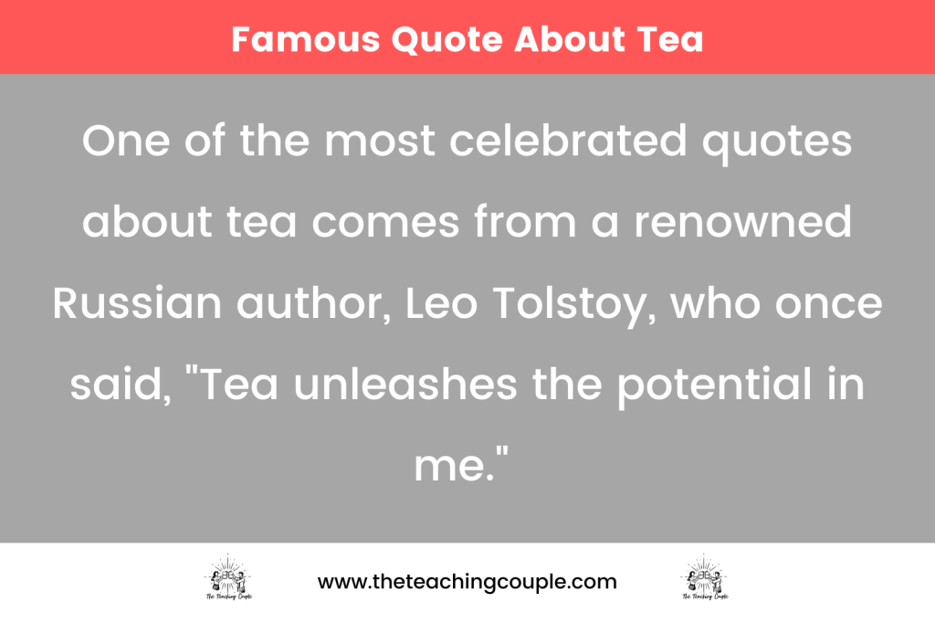 Famous Quote About Tea