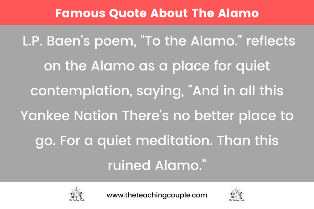 Famous Quote About The Alamo
