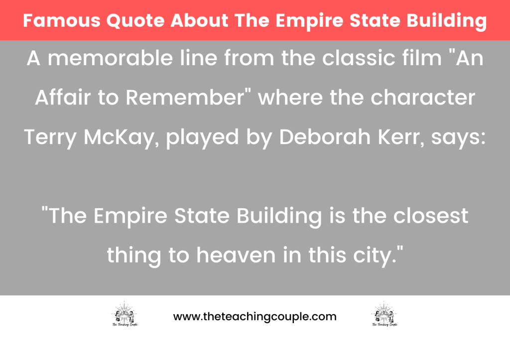 Famous Quote About The Empire State Building