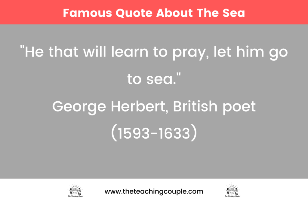 Famous Quote About The Sea