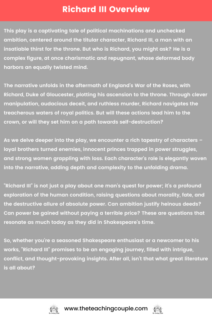 Richard III Overview