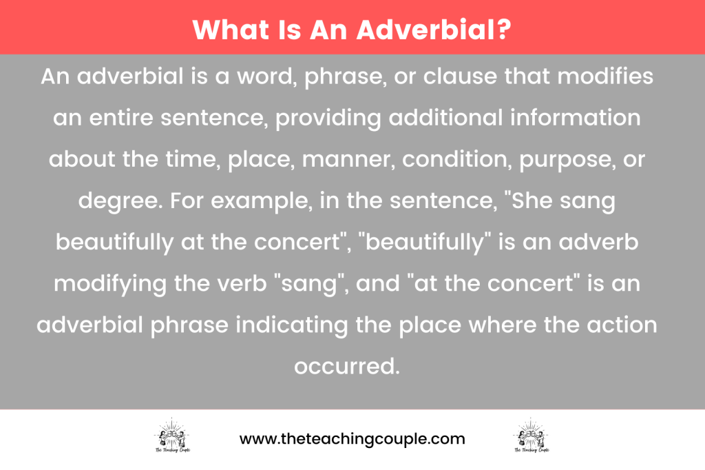 What Is An Adverbial?