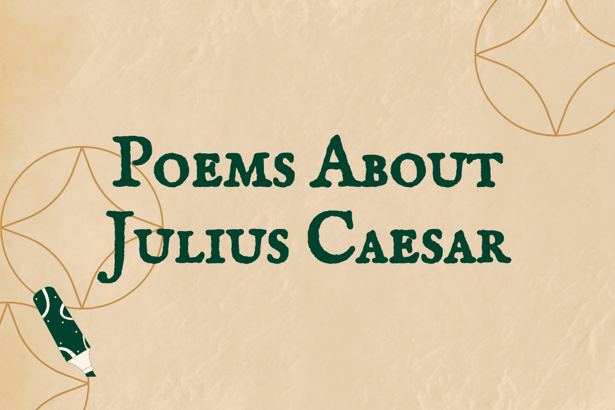 Poems About Julius Caesar