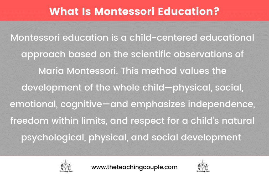 what is montessori
