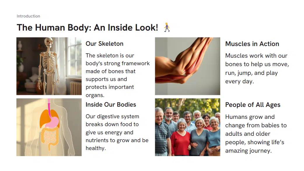 The Human Body: An Inside Look! - Assembly/Lesson
