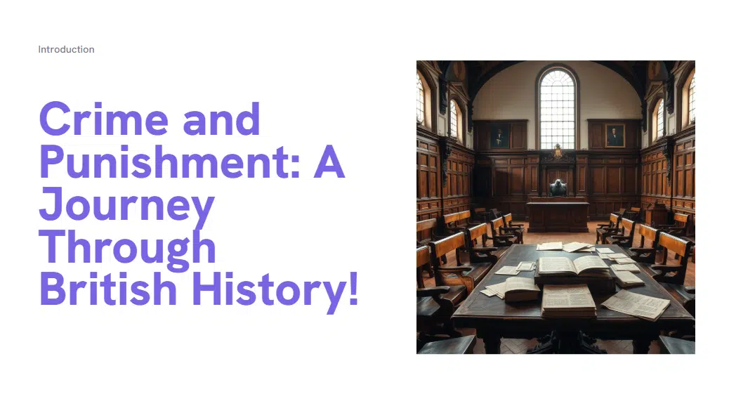 Crime and Punishment: A Journey Through British History! - Assembly/Lesson - Powerpoint