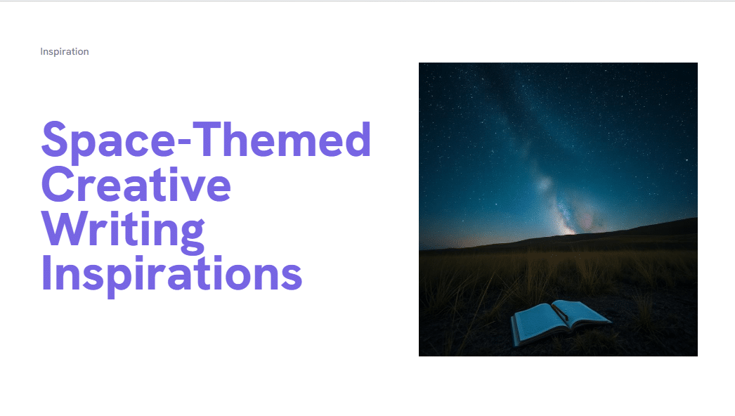 Space-Themed Creative Writing Inspirations - 21 Images - Example Descriptive Sentences