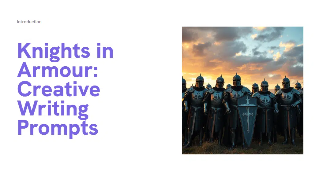 Knights in Armour: Creative Writing Prompts - Lesson - 20 Images