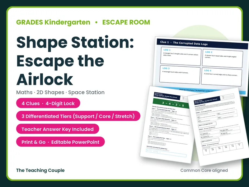 Shape Station: Escape the Airlock